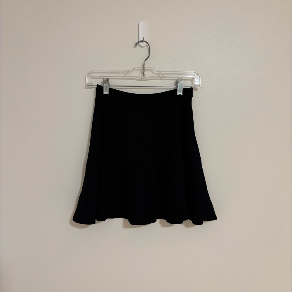Mango Elegant Black Skater Skirt